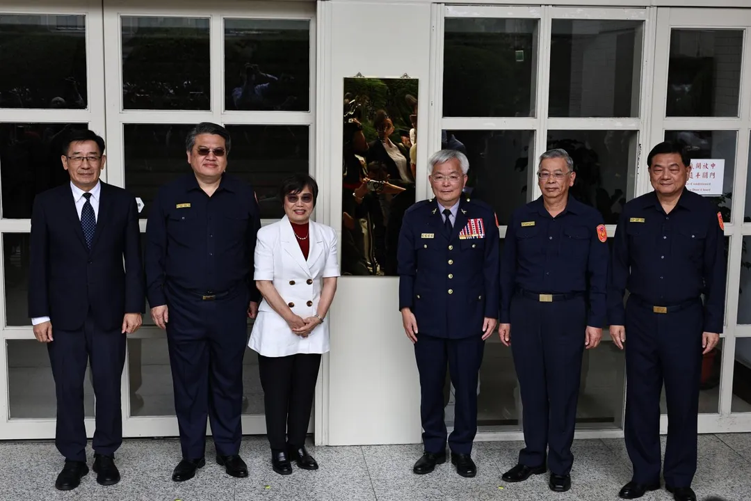 警政署「選舉維安指揮所」29日揭牌。（圖／內政部警政署提供）