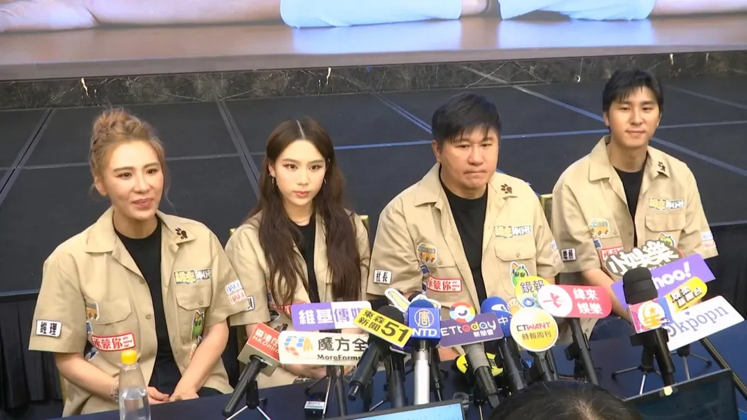 綜藝大哥胡瓜29日兒女以及孫女一同出席實境節目《胡來旅行社》記者會。（圖／記者 楊進明 攝 ）