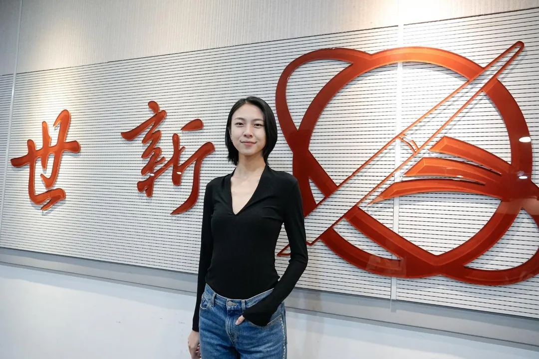 金馬、北影最佳新演員暨斯德哥爾摩影后馬士媛，返世新分享演員之路。（圖／世新大學提供）