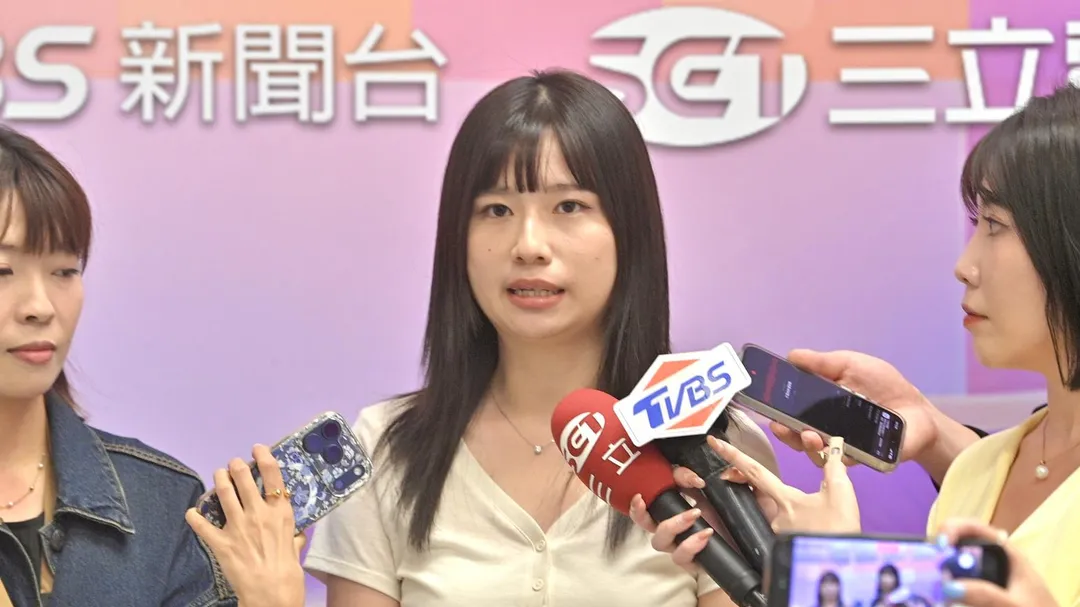 蔣萬安競選辦公室主任葉向媛表示，蔣萬安市長因感冒，嗓子目前仍在恢復當中，但一定會拿出最好的狀態來跟大家報告過去四年的政績，還有未來四年的願景。（圖／主辦單位提供）