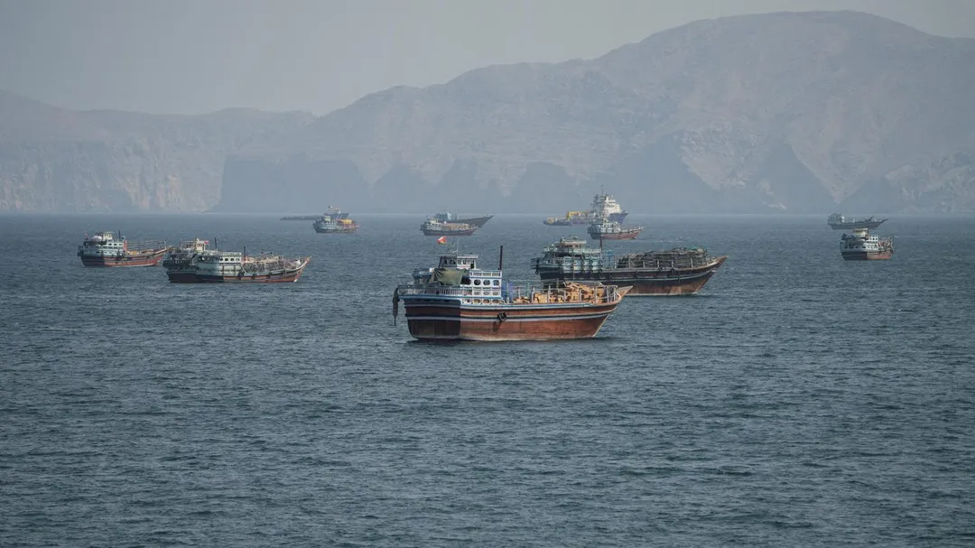 荷莫茲海峽。（圖／路透社）