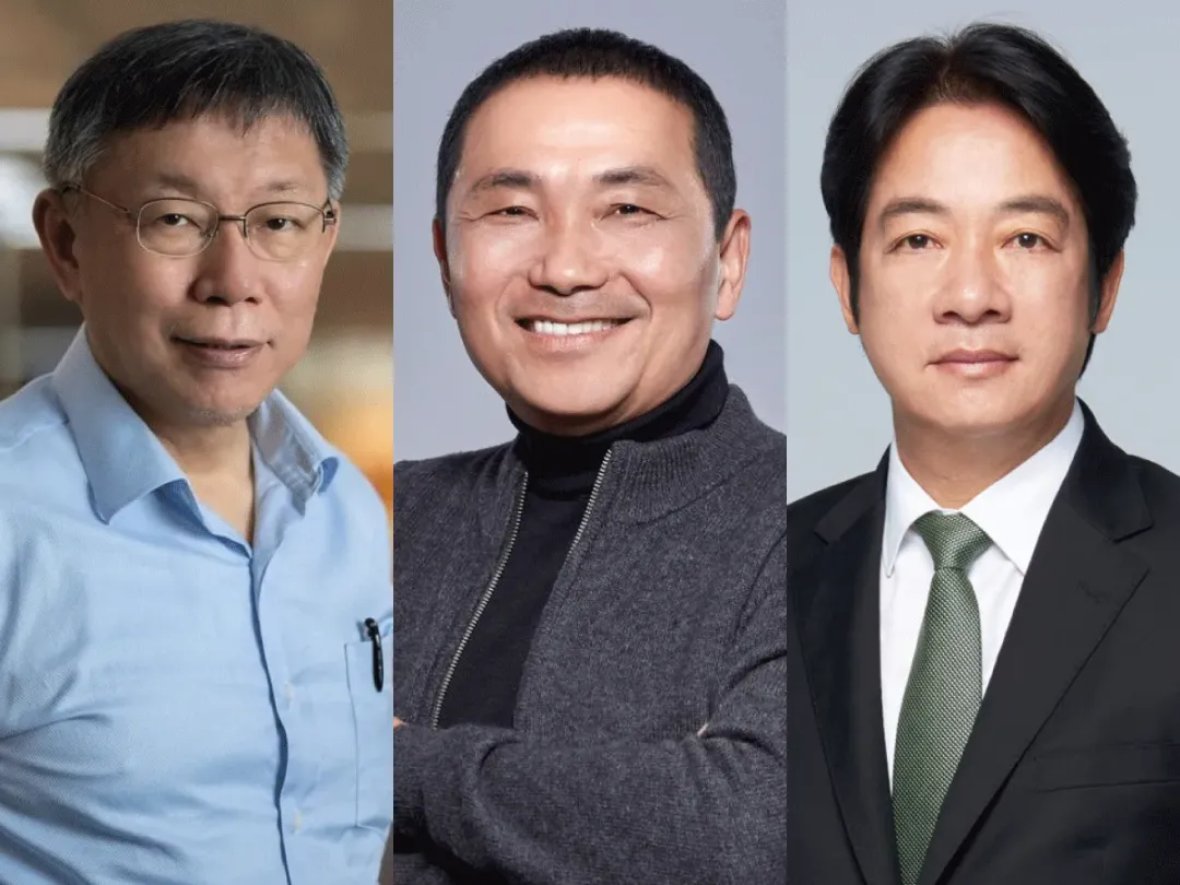 柯文哲、侯友宜、賴清德。(圖/合成圖,中天資料照)