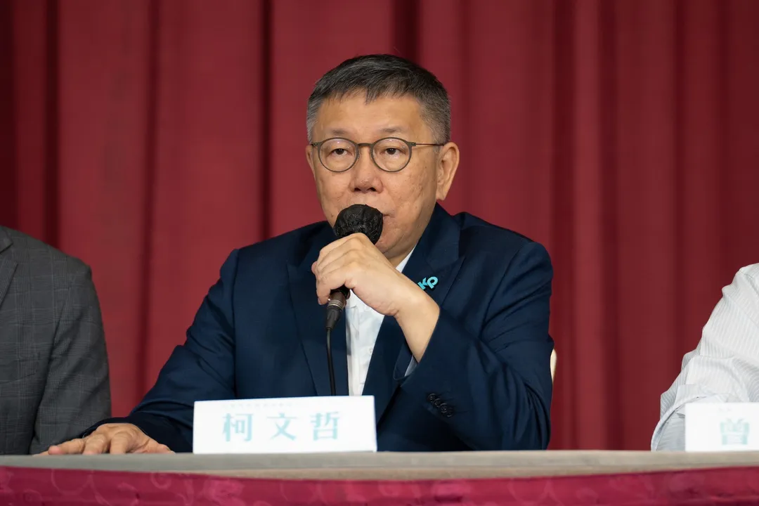 柯文哲表示，進口蛋問題指是民進黨的冰山一角，而林秉樞就證明民進黨已經爛光了。（圖／民眾黨提供）