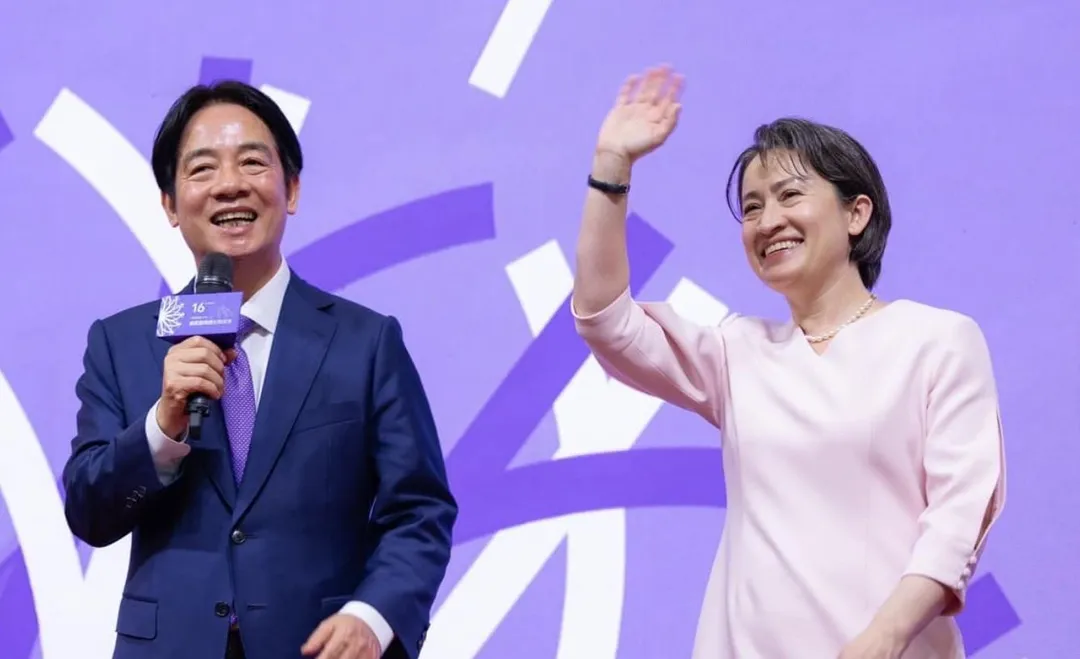 賴清德、蕭美琴。（圖/翻攝自賴清德臉書）