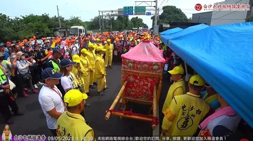 頭旗車被跨縣市海放！媽祖轉往海線感謝志工群