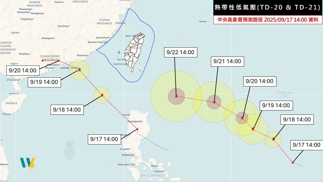 雙颱效應要來了？吳聖宇估「應該不會」　3地恐遇外圍環流