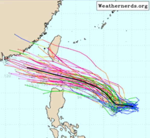 樺加沙恐成中颱　9/23、24東半部和南部防降雨致災