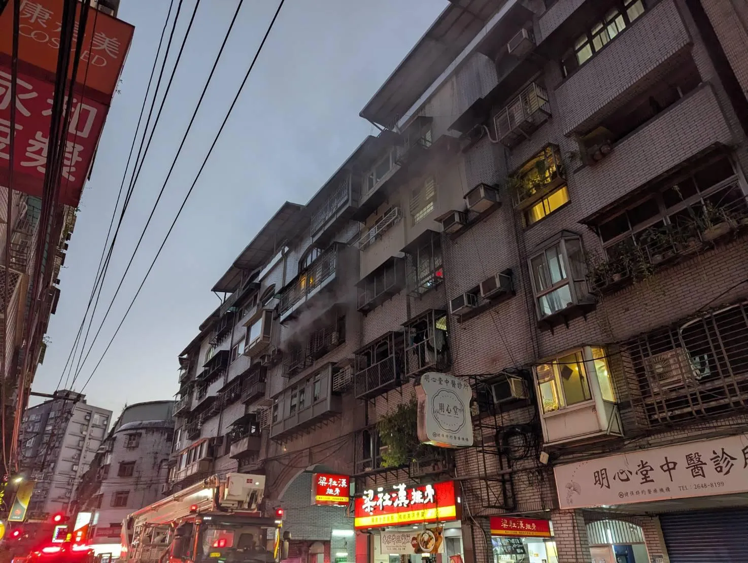 新北汐止公寓3樓火警　受困女子獲救送醫