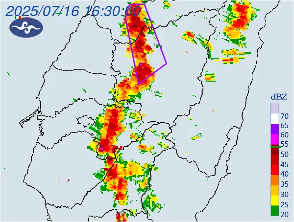 下班帶傘！中部18區雷雨轟1小時　頭汴坑溪防暴漲