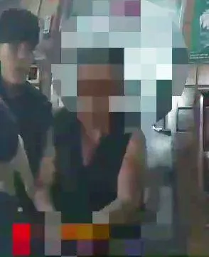 林男被逮捕。(圖/翻攝畫面)