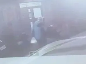 廖姓老翁死前返家的最後身影。（圖／警方提供）