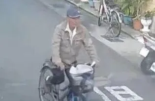 監視器拍到張介宗犯案後騎腳踏車外出的身影。（圖／資料照／中天新聞）