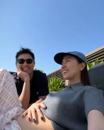楊祐寧老婆阿梅懷上3寶。(圖/翻攝自楊祐寧IG)