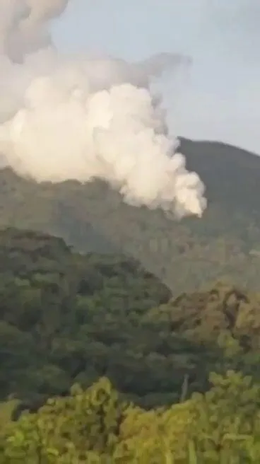 火箭試射偏離航線引發恆春半島居民不安,屏東縣府要求中科院儘速釐清原因。(圖/民眾提供)