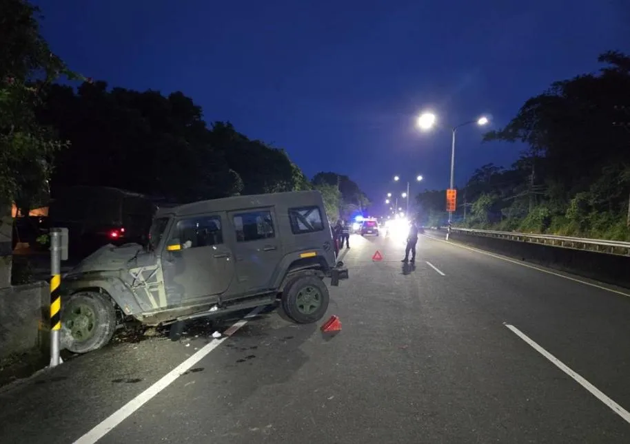 漢光演習又出事「阿兵哥血流滿面」!輕型戰術輪車自撞3人輕重傷
