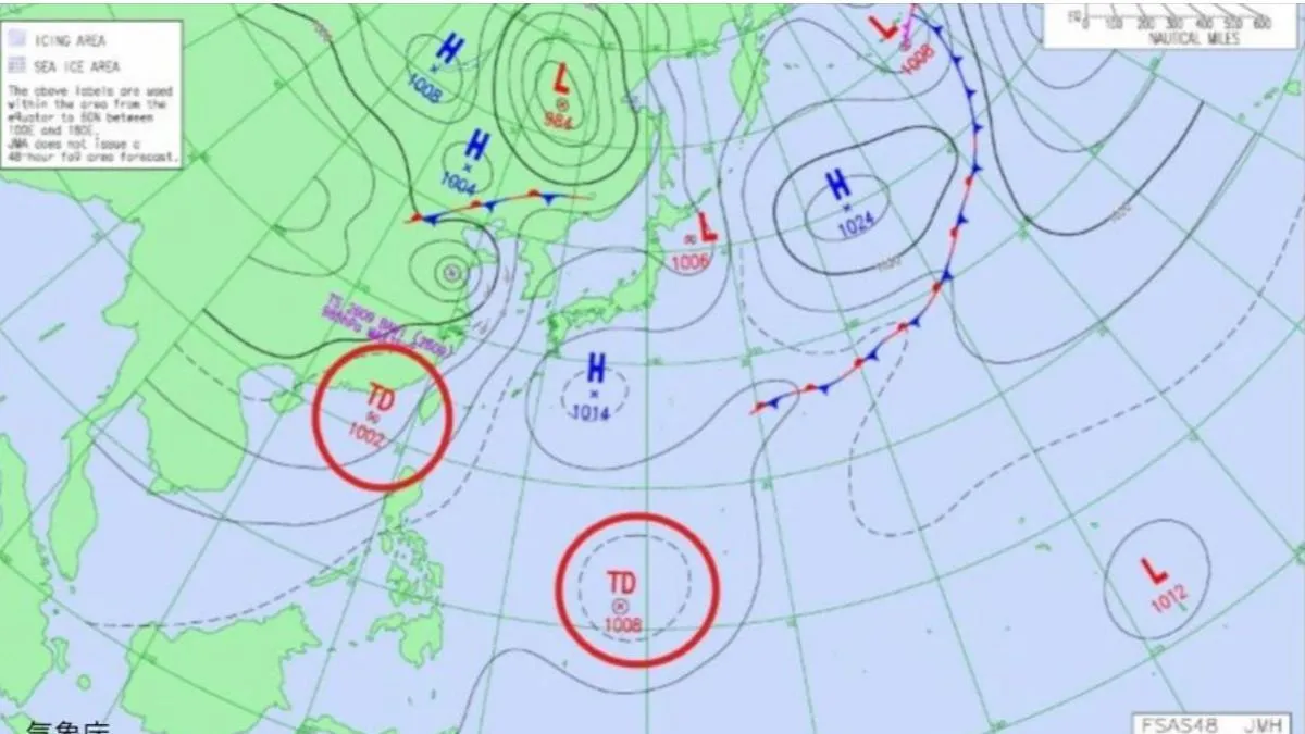 又有颱風假？最新預報恐「雙颱共舞」夾擊台灣