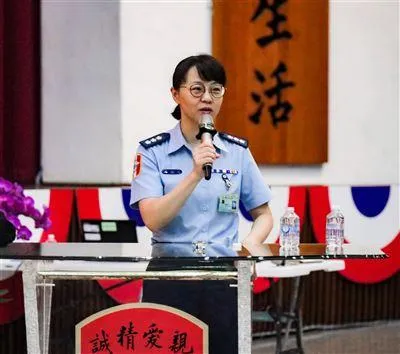三軍八校院愛國教育進入第3日，聚焦中共法律戰，強化認知安全意識。（陸軍官校提供）