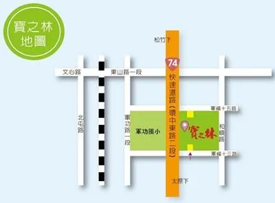 寶之林地理位置。(圖/台中市政府)