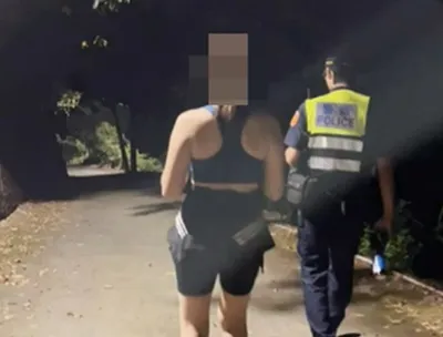 台中大坑三號步道發生登山客受困事件，警方獲報後立即上山救援。（圖／警方提供）