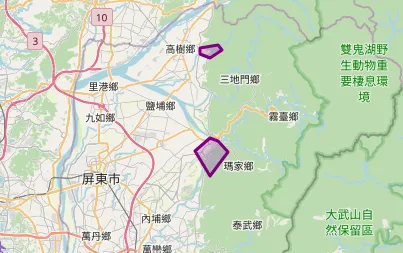 氣象署針對屏東縣沙漠溪(海神宮)、屏東縣牛角灣溪發布災防告警。（圖/氣象署提供）