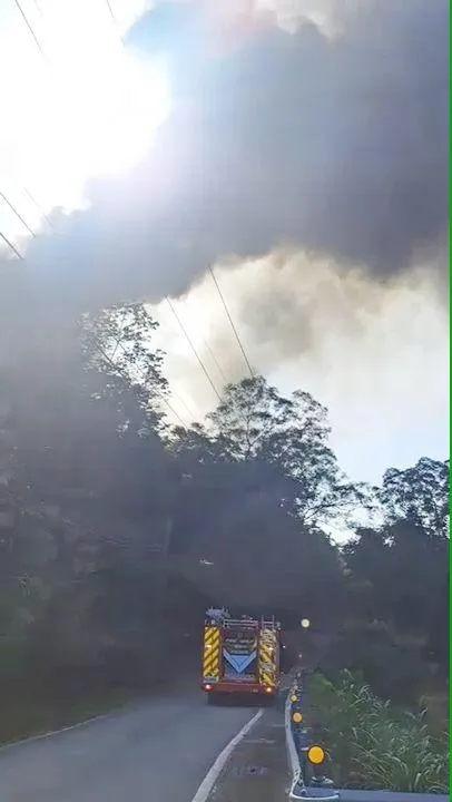 火災現場。（圖／翻攝畫面）