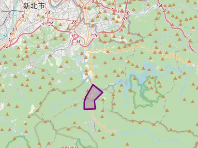 氣象署同時對「新北市、桃園市」發布大雷雨即時訊息，並針對新北市南勢溪(紅河谷至龜岩寶島區)發布災防告警。（圖/氣象署提供）