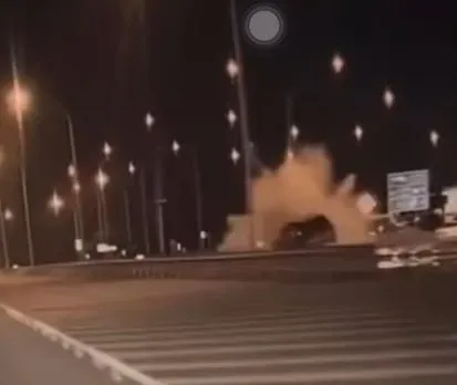 國道1號楊梅休息站昨(25)日發生電動車自撞爆炸事故,導致4死4輕重傷。(圖/翻攝自pinka10831 theads)