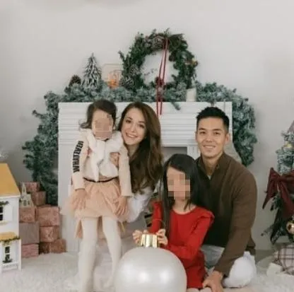 瑞莎一家人感情相當好,兩個混血寶貝女兒也相當可愛。(圖/翻攝自瑞莎IG)
