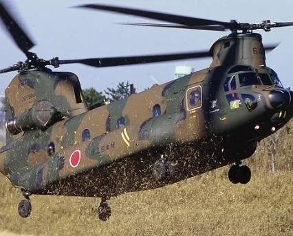 日本CH-47JA直升機。（圖／翻攝陸上自衛隊網站）