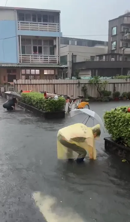 台南淹水災情慘重。（圖／議員林冠維提供）