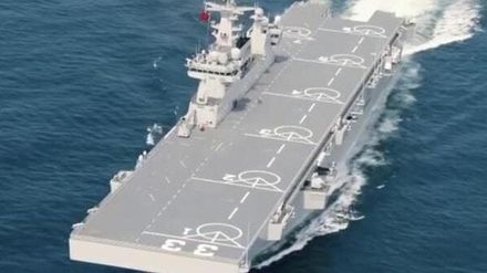 陸第3艘「小航母」075型兩棲攻擊艦服役　軍事專家：維護領土需求