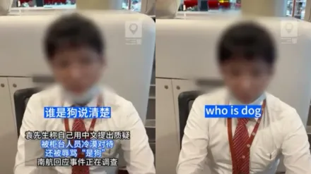影/又現歧視？新加坡南航櫃台地勤裝不懂普通話　辱罵乘客「是狗」影片曝光