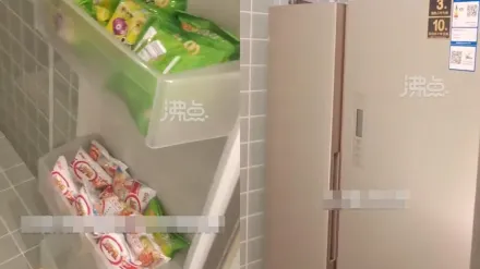 邊吃邊拉？餐廳廁所隔間設計成冰箱門　打開真有零食飲料...網嘲：擔心上到體力不支