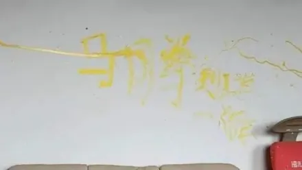 笨賊洗劫上海美術館太興奮　牆上寫下「XX到此一遊」致被捕