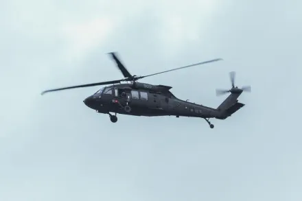 國慶空中兵力操演　UH-60M直升機今日清晨空勘