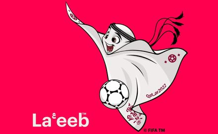 卡達世界盃吉祥物「拉衣卜」　擬人化阿拉伯頭巾被吐槽
