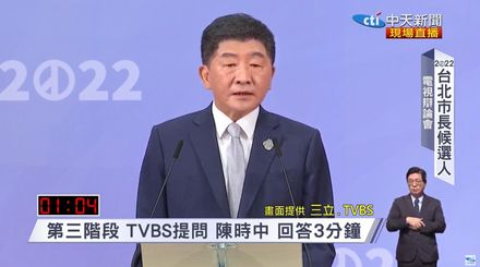 台北市長選舉辯論/蔣萬安問「台北人口流失」陳時中：他不了解問題