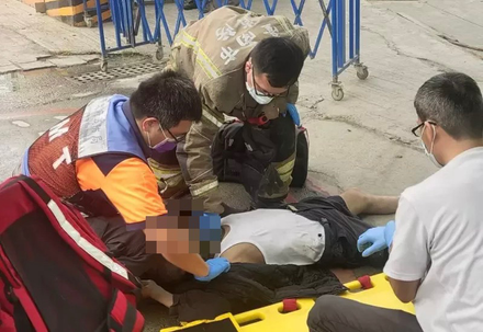 台南男摔落鋼鐵便橋　頭部受傷昏迷送醫