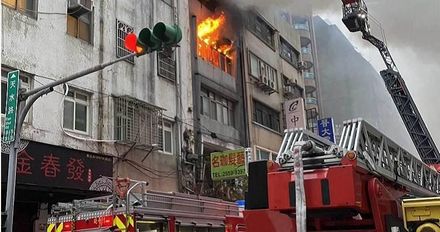 台北天水路建物清晨失火　住戶自曝打翻煤油暖氣釀災