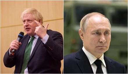 英國前首相強生稱調停俄烏戰爭遭威脅　普丁放話：導彈飛到英國只要1分鐘