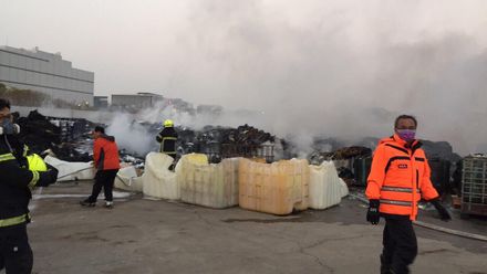 濃煙狂竄！台南樹谷園區突冒大火　市府趕緊要這幾區關窗戶