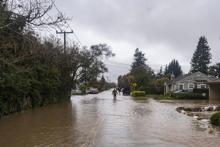 加州風暴持續肆虐！洪水造成2死、1萬人被迫疏散　2.2萬戶家中仍停電