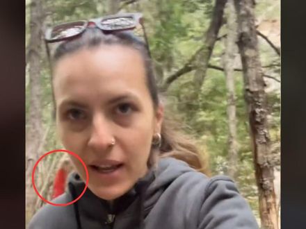影/紅衣小女孩出沒阿根廷　她在森林錄製影片捕捉到「小紅帽鬼魂」
