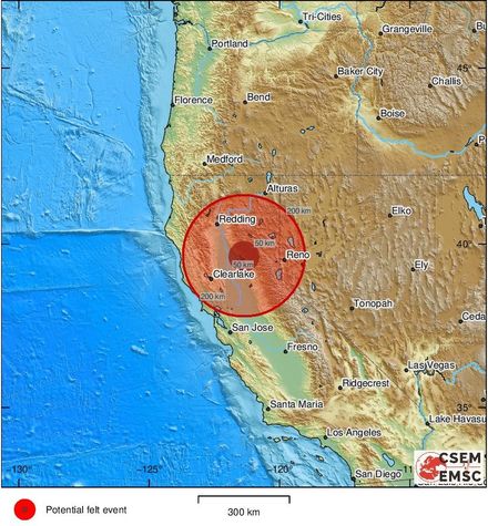 北加州規模5.5地震　氣象主播棚內LIVE中斷「整個佈景都在晃」
