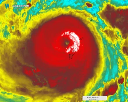 瑪娃出現詭異「愛心眼」！專家：這幾天「雨彈狂炸全台」