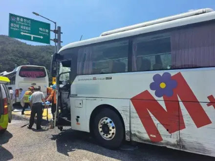 韓國國道7車追撞80傷　校車司機坦承打瞌睡釀禍
