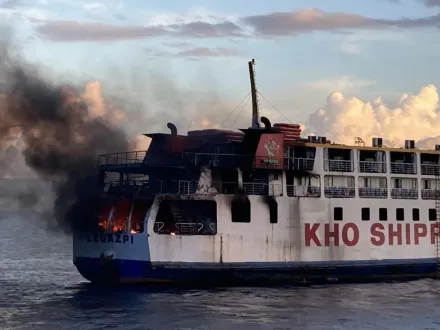 影/菲律賓再傳渡輪起火　船上120人全數平安獲救