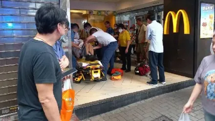 港麥當勞29歲男店員不滿被訓話砍人　店內慶生小朋友目睹案發崩潰尖叫