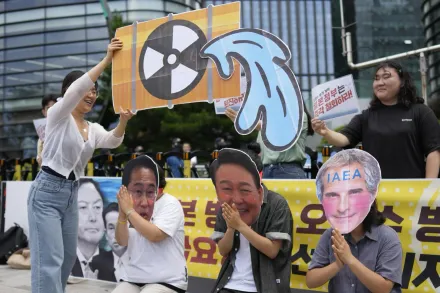 民眾走上街頭抗議排放福島核廢水　南韓官方反民意秀數據稱：符合國際標準