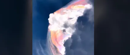 天有異相「七彩祥雲」！齊天大聖要來了？　NASA解釋：菌蓋彩雲、風暴快來臨